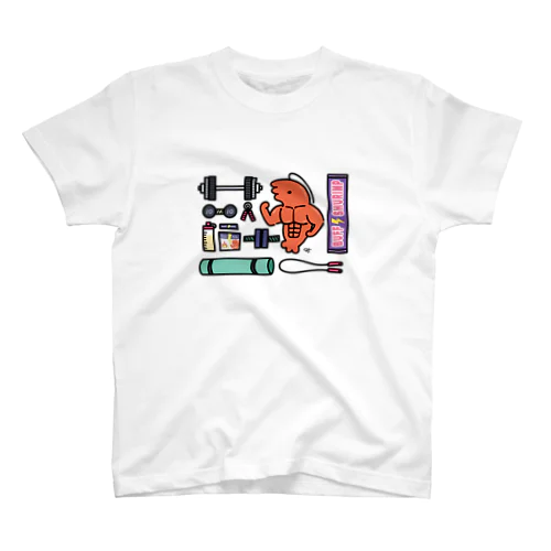 むきむきえびとむきむきグッズ Regular Fit T-Shirt