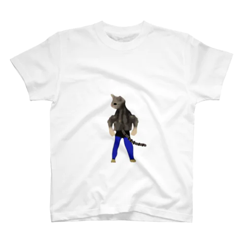 上半身が発達している猫 Regular Fit T-Shirt