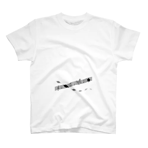 楽譜柄 Regular Fit T-Shirt