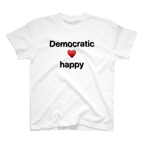  Democratic happy Regular Fit T-Shirt