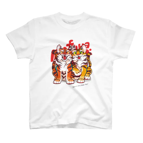 TIGER BROS(white) スタンダードTシャツ