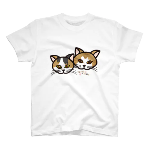 うちの猫シリーズ２TONO&HIME Regular Fit T-Shirt