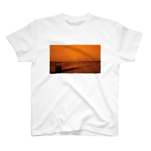 BEACH orange スタンダードTシャツ