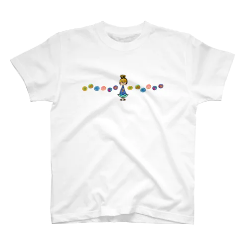 女の子 フラワー Regular Fit T-Shirt