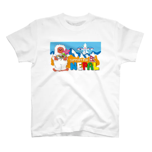 ネパールチャリティーグッズ03　ネパティーくん スタンダードTシャツ