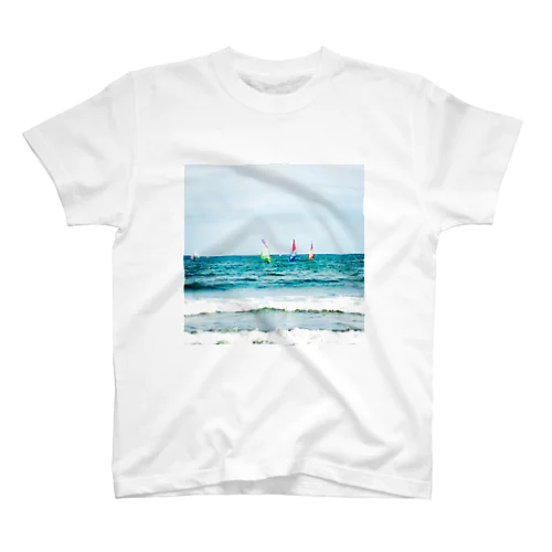 海と空と青 Regular Fit T-Shirt