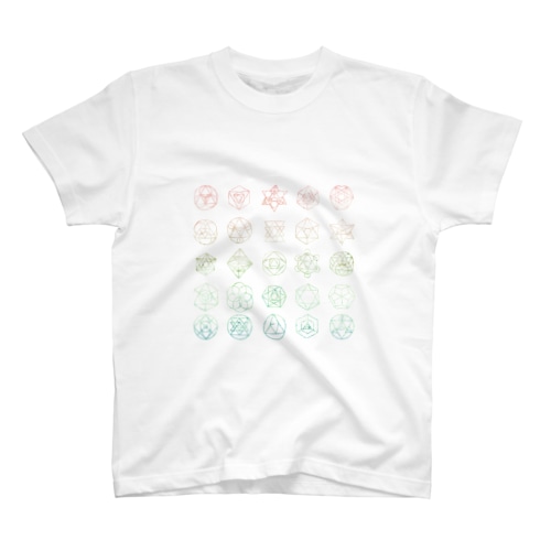 幾何学 Regular Fit T-Shirt