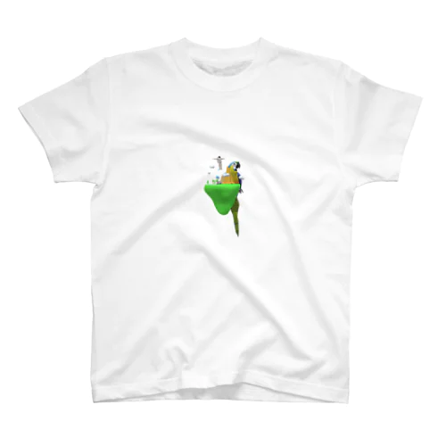 LowPoly BigBird Island Regular Fit T-Shirt