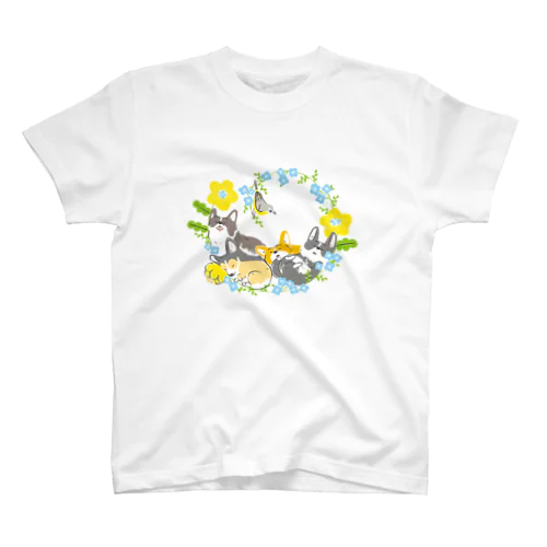 ねむねむコーギー スタンダードTシャツ