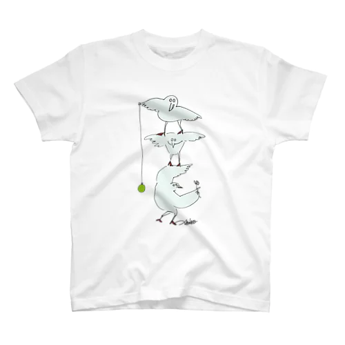 three birds=三羽のトリ君 Regular Fit T-Shirt