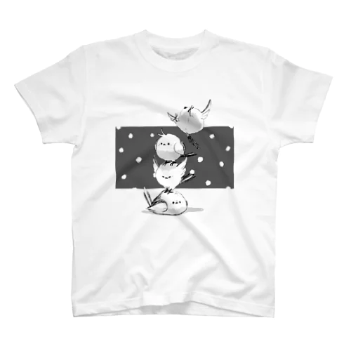 まるまるシマエナガ スタンダードTシャツ