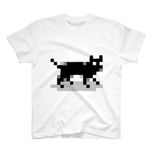 黒猫 Regular Fit T-Shirt