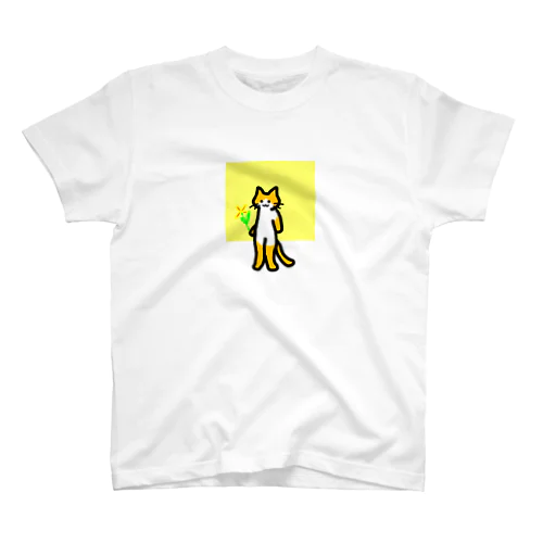 ちゃしろねこ Regular Fit T-Shirt