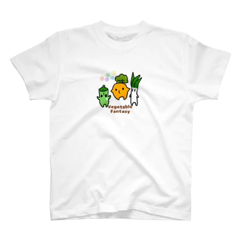 Vegetable Fantasy ｰニンジン・オクラ・ネギｰ Regular Fit T-Shirt