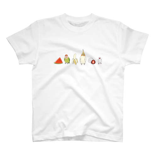 鳥と食べ物 Regular Fit T-Shirt