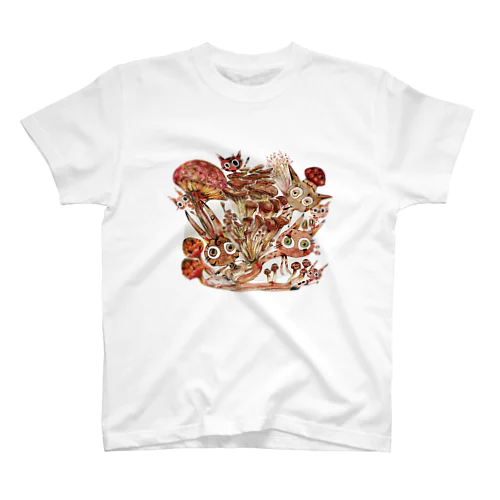 きのこねこ Regular Fit T-Shirt