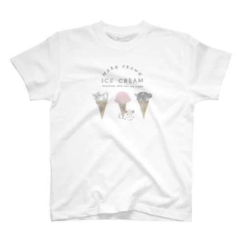 チンチラとIceCream Regular Fit T-Shirt