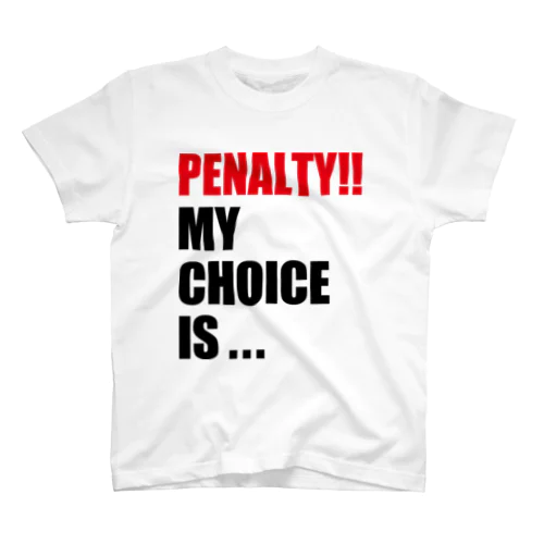 ラグビー　PENALTY TOUCH KICK スタンダードTシャツ