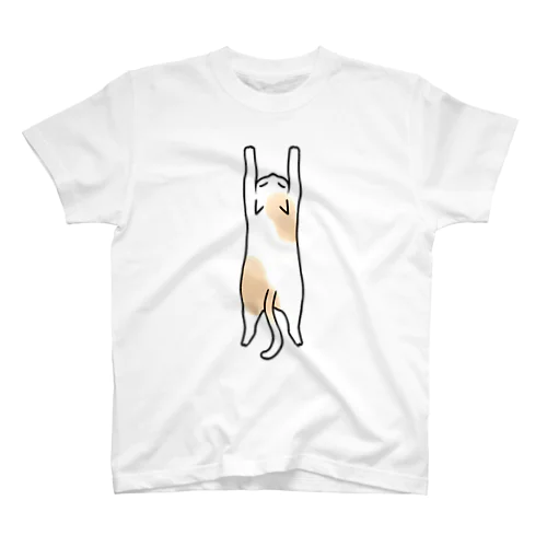 しがみつきネコ スタンダードTシャツ