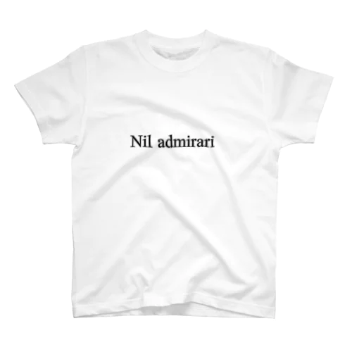 幼女戦記　Nil　Admirari　ラテン語 Regular Fit T-Shirt