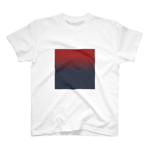 Blue and red  Regular Fit T-Shirt