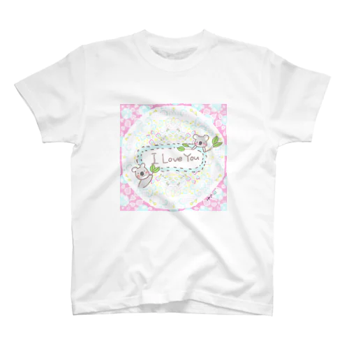 I love you を伝える♡コアラちゃんイラスト Regular Fit T-Shirt