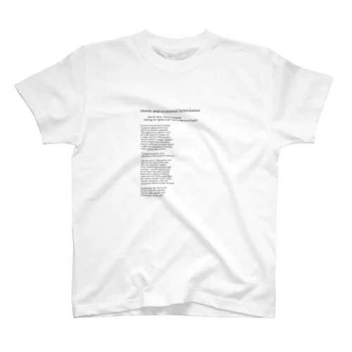 ひとりふたり Regular Fit T-Shirt