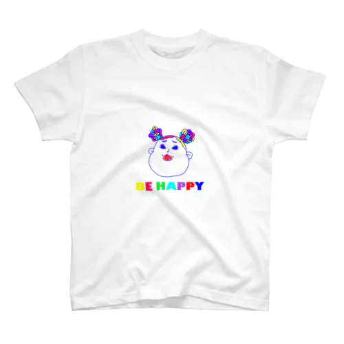 BE HAPPYギャルてやん　無地シリーズ Regular Fit T-Shirt