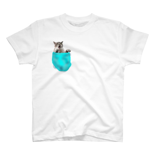 ポケ猫 Regular Fit T-Shirt