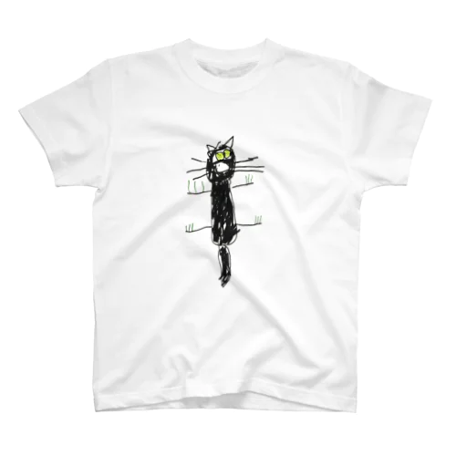 黒猫クロちゃん Regular Fit T-Shirt