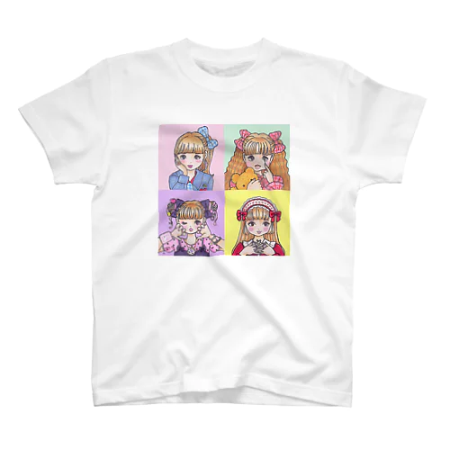 Ran Oishi Illustration "COVER GIRL4"  Regular Fit T-Shirt