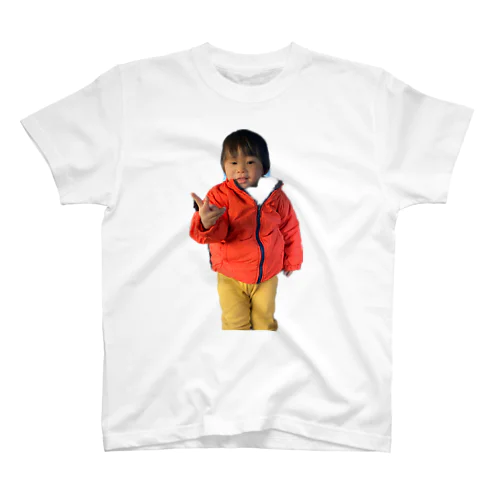 てっぺいの息子の陽冬のイケちゃってる感じのピースtシャツ Regular Fit T-Shirt