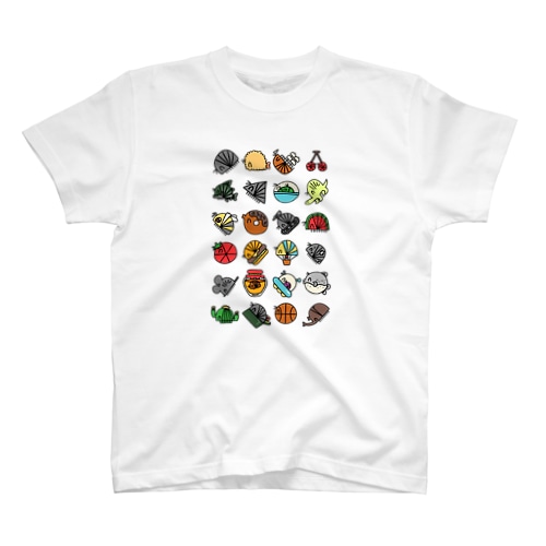 だんごむしたくさん Regular Fit T-Shirt