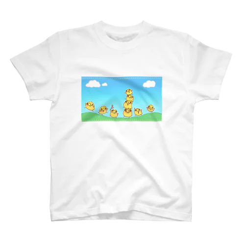 まゆげとりのさんぽ スタンダードTシャツ