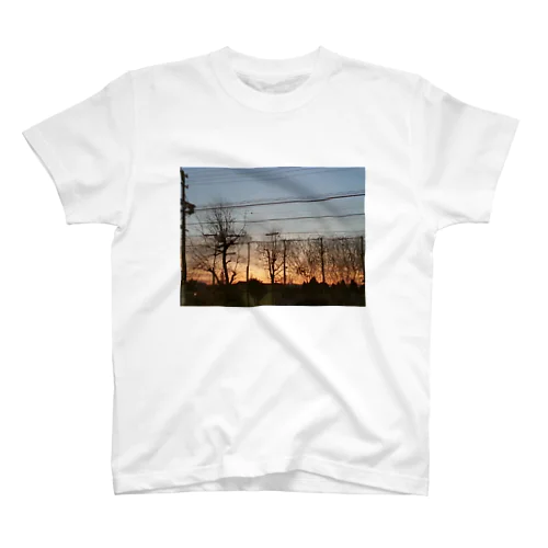 夕暮れの風景 Regular Fit T-Shirt