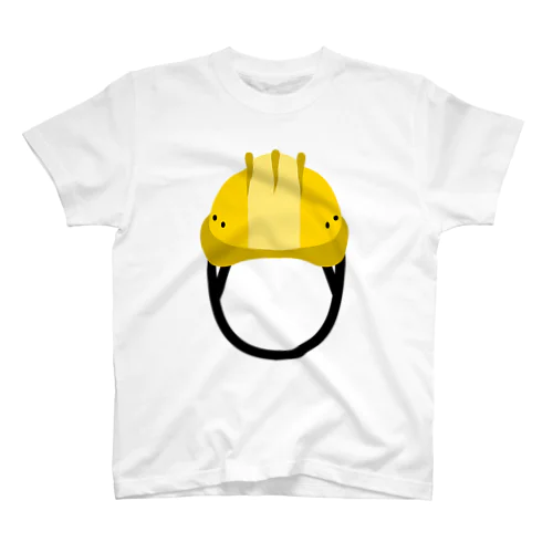 工事現場の安全ヘルメットイラスト【マニアックなモノシリーズ】 スタンダードTシャツ