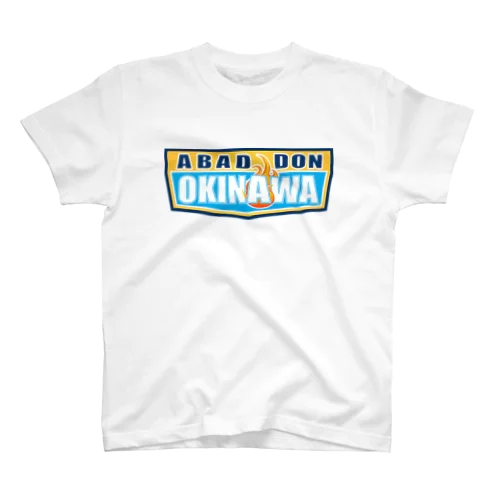 ABADDON OKINAWA BLUE LOGO Regular Fit T-Shirt
