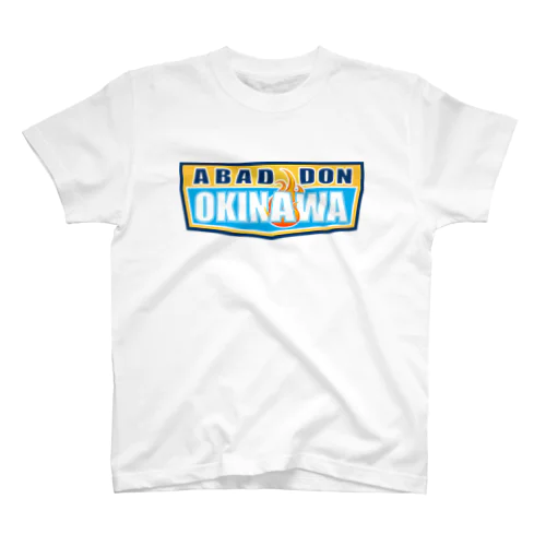 ABADDON OKINAWA BLUE LOGO スタンダードTシャツ