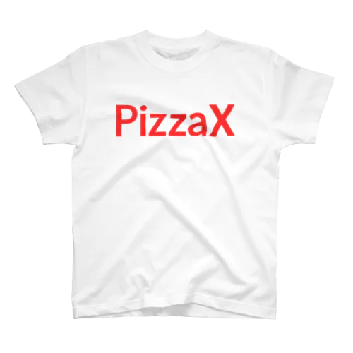 PizzaX - red logo Regular Fit T-Shirt