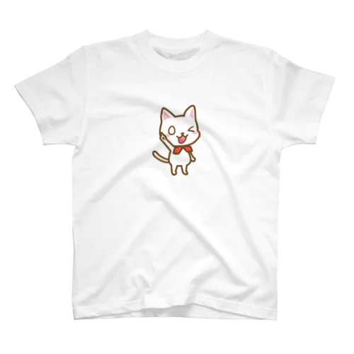 白ねこ公式キャラクター Regular Fit T-Shirt