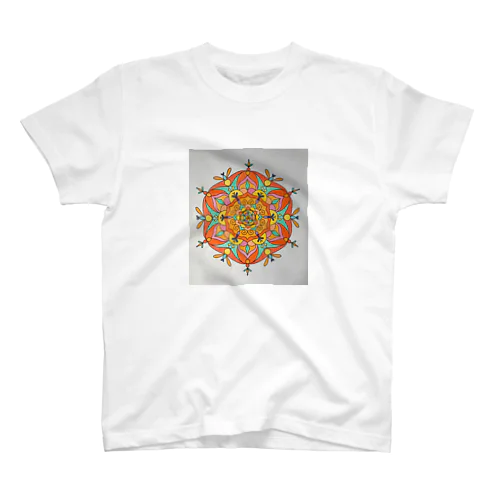 マンダラORANGE Regular Fit T-Shirt