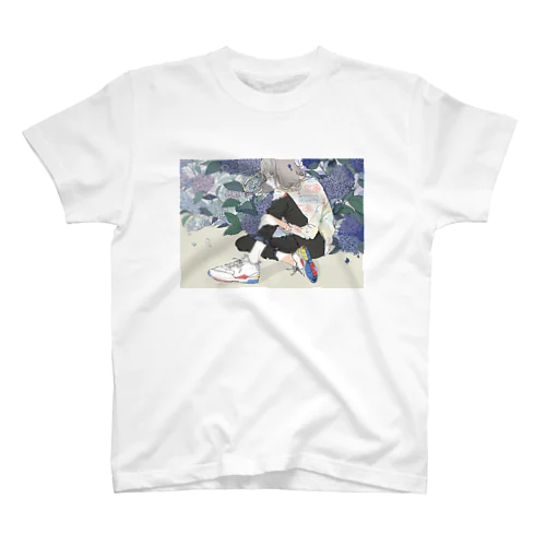 紫陽花 Regular Fit T-Shirt