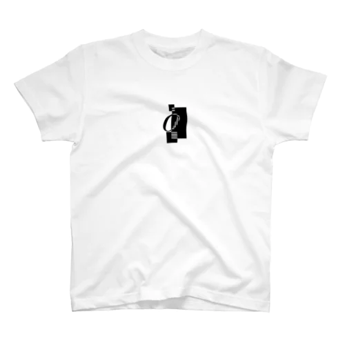 シンプルデザインアルファベットOワンポイント Regular Fit T-Shirt