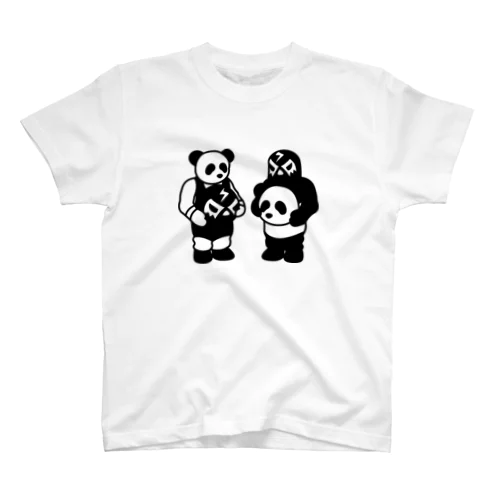 Lucha Panda#3 スタンダードTシャツ