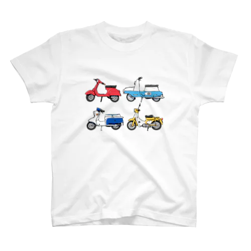 レトロバイクたち Regular Fit T-Shirt
