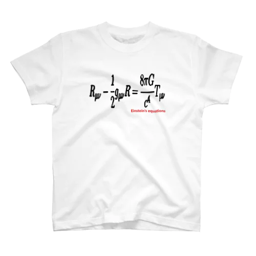 アインシュタイン方程式　一般相対性理論 Regular Fit T-Shirt