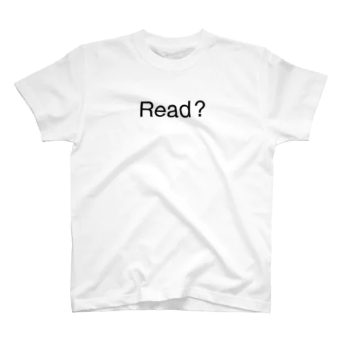 Read ? (sans-serif) Regular Fit T-Shirt