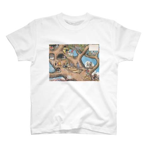 北澤楽天 りすのやどや （1916） Regular Fit T-Shirt