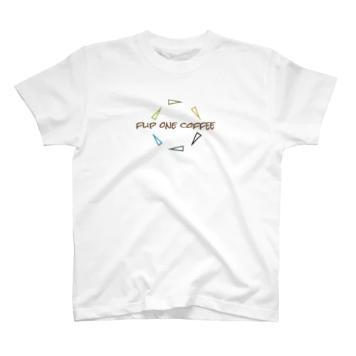 Flip one coffee circle Regular Fit T-Shirt
