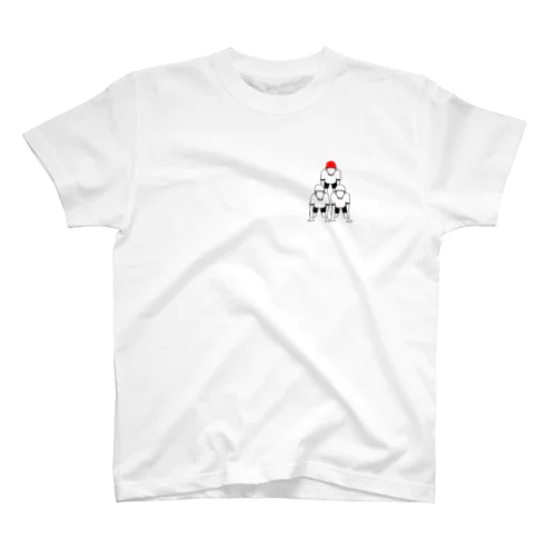 組体操（ピラミッド） スタンダードTシャツ